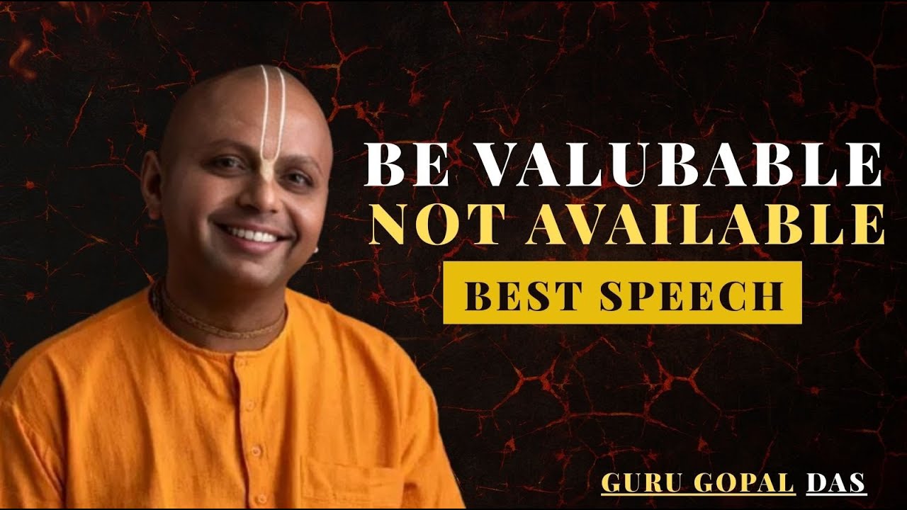 No Excuses, No Mercy | The Motivation That Will Break You & Build You | GURU GOPAL DAS | BEST SPEECH