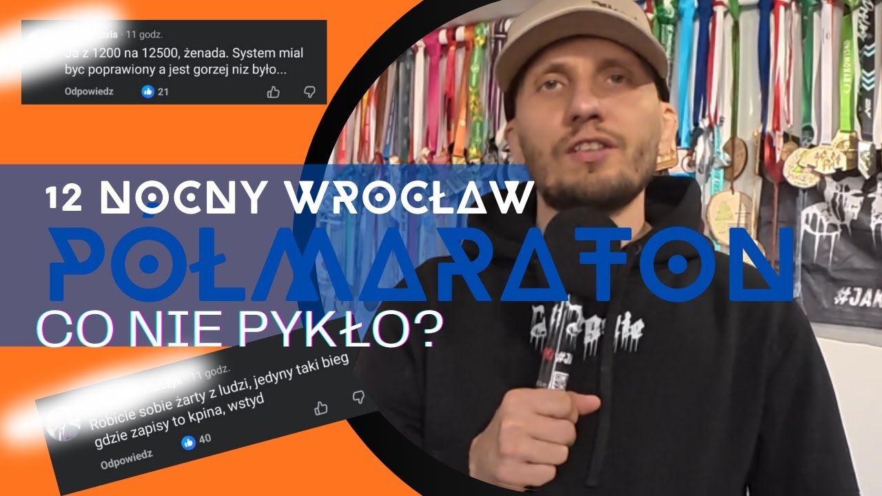 CO ZAWIODŁO PODCZAS ZAPISÓW NA 12 TARCZYŃSKI NOCNY WROCŁAW PÓLMARATON