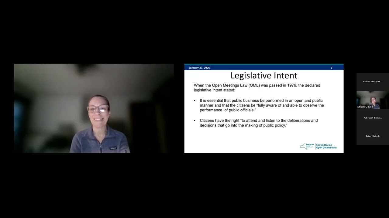 THBC 01 27 26 Open Meetings Law
