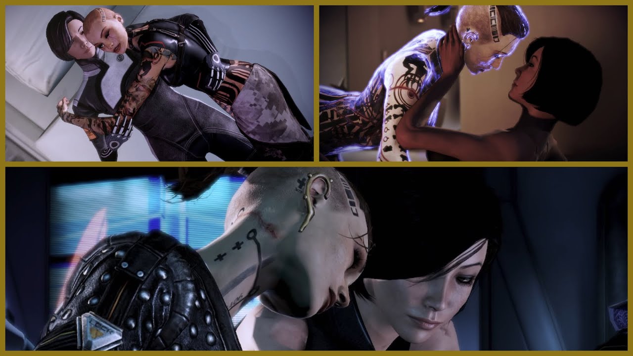 Jack - Female Shepard Romance: Full Mass Effect Movie (All Scenes)