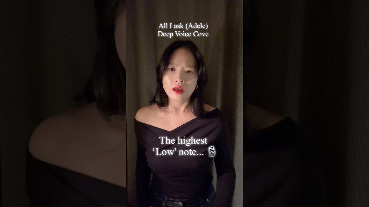 All I ask (Adele) | Deep Voice Cover - Red & Deep 