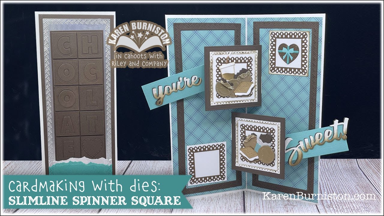 Cardmaking with Dies: Slimline Spinner Square