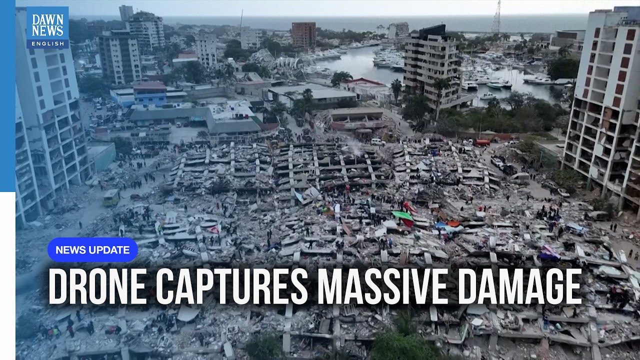 Drone Footage Shows Devastation After Venezuela Earthquake | Dawn News English