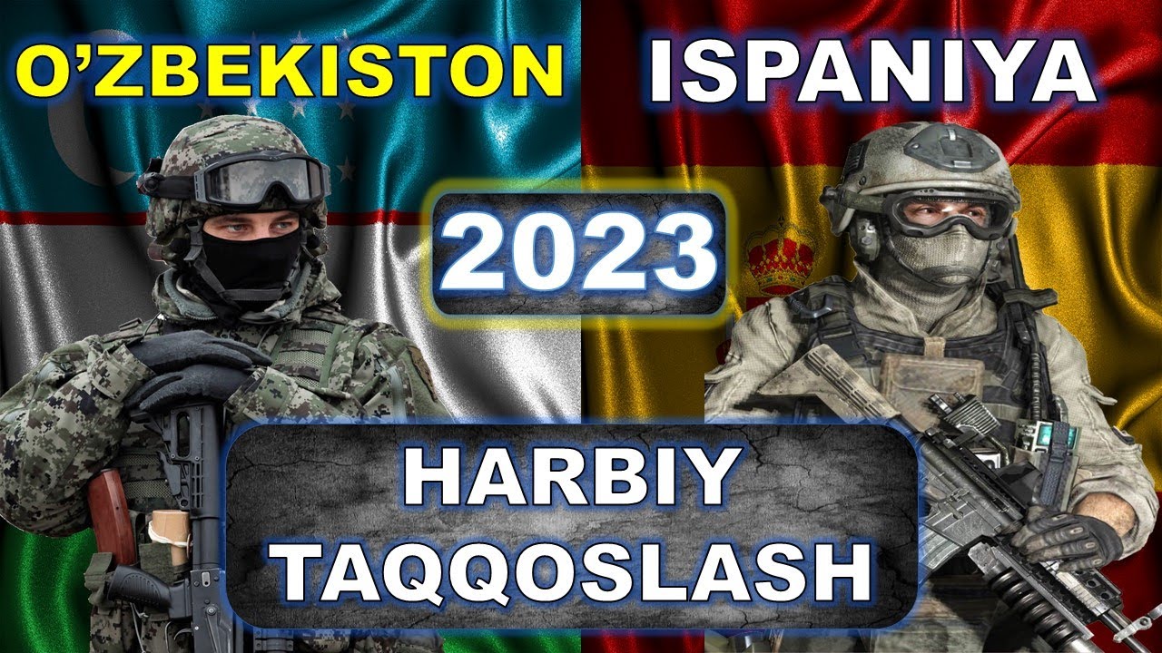 O'zbekiston va Ispaniya harbiy taqqoslash || Ispaniya va O'zbekiston harbiy solishtirish || 2023