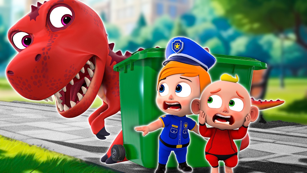 T-rex is Coming! Big Dinosaur Song | Nursery Rhymes & Kids Songs | Animal PIB MrCars