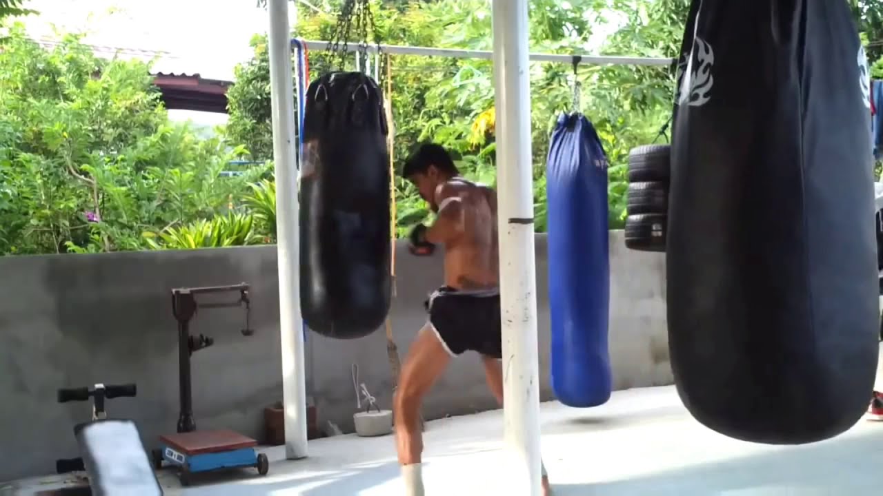 Muaythai Bag work #sitjaopho#muaythai#gym#bag#work#training#tecnic#