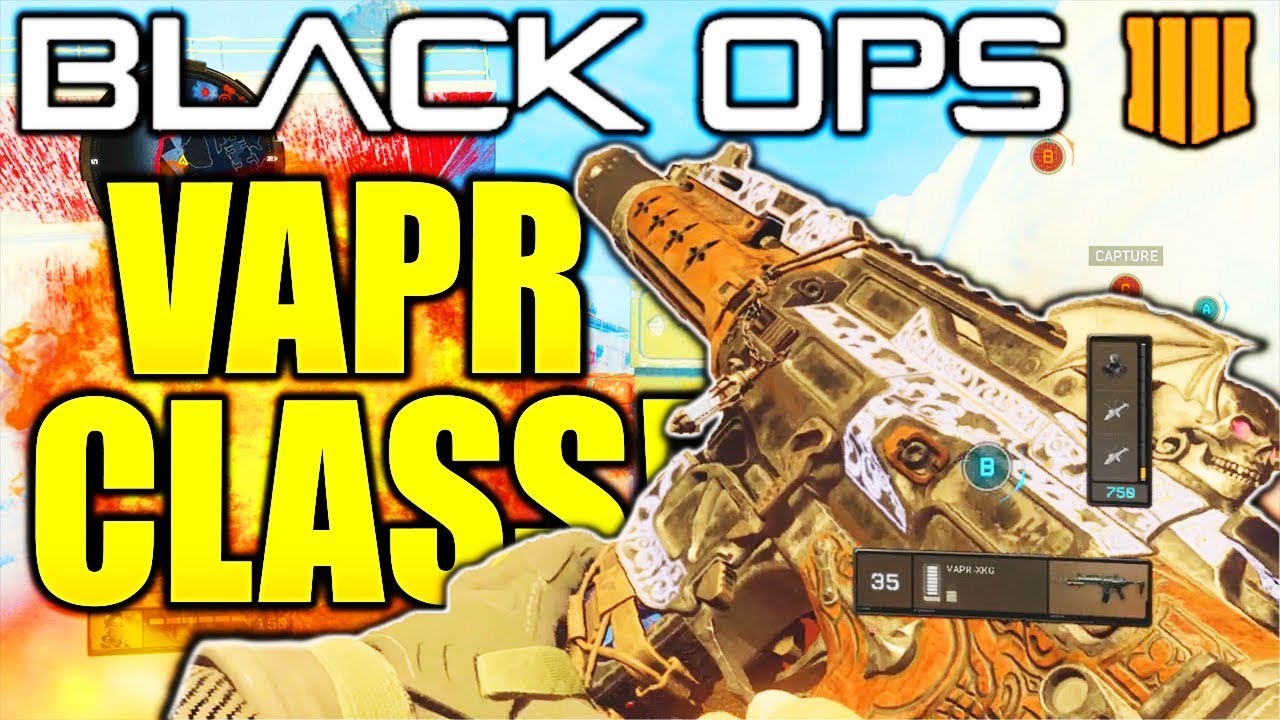 THIS GUN IS AMAZING.. VAPR-XKG BEST CLASS SETUP BLACK OPS 4 VAPR VAMPIRE HUNTER MASTERCRAFT BUNDLE