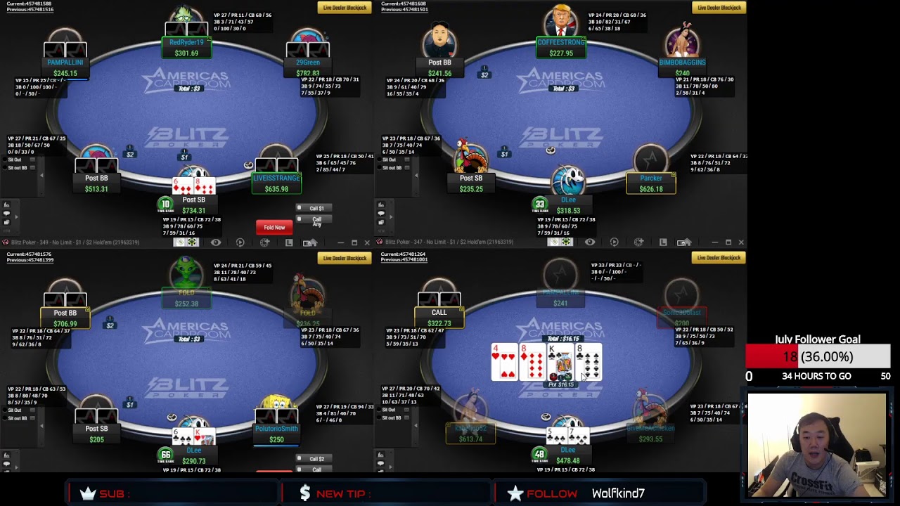 240NL $1/$2 Blitz ZOOM 4 tabling on ACR poker