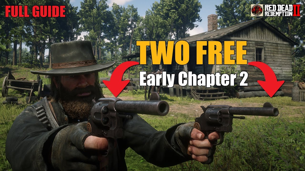 Get TWO FREE Double Action Revolvers from Lonnies Shack Robbery EARLY CHAPTER 2 Easy Money RDR2 2025