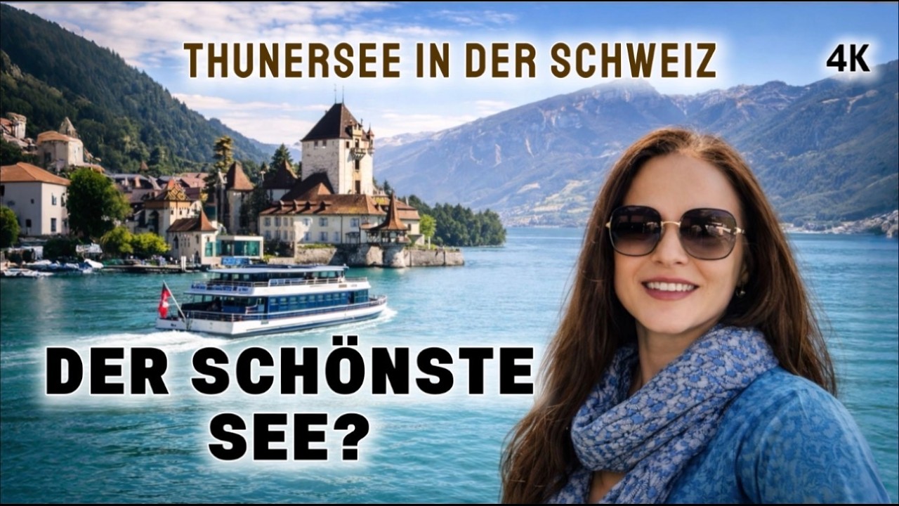 Schifffahrt in der Schweiz: Thunersee, Alpen, sch&ouml;ne Schl&ouml;sser und malerische Panoramen