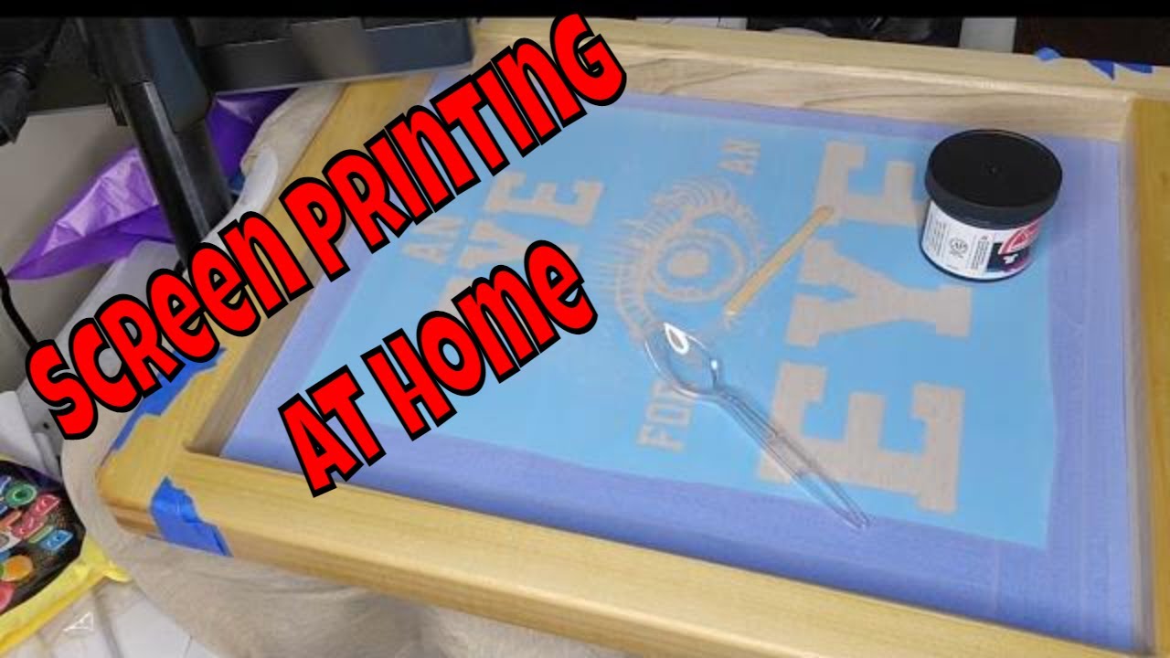 How To Screen Print At Home Using A Cricut | Amazon Screen Printing Kit | Diy
