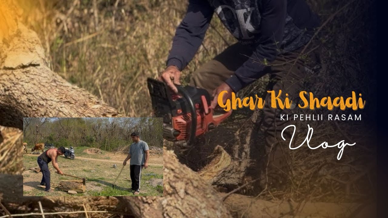 GHAR KI SHAADI KI PEHLI RASAM || Vlogs || @Unnamedwarrior24 