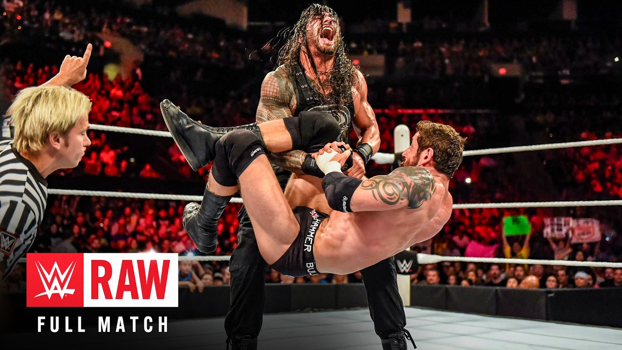 ПОЛНЫЙ МАТЧ: Роман Рейнс против Короля Барретта: Raw, 1 июня 2015 г.