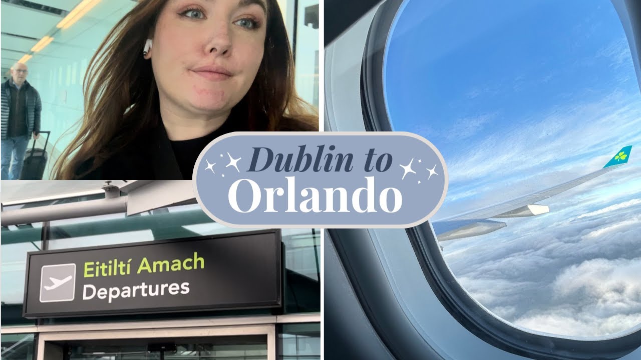 DUBLIN - MCO Travel Day | Aer Lingus A330 | Nov 2023 | Whale Pod