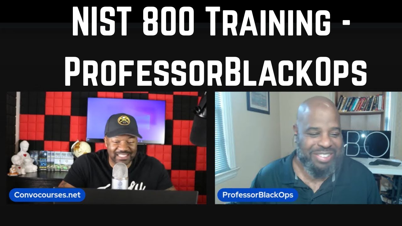 nist 800 training from professor black ops #convocourses #cybersecurity