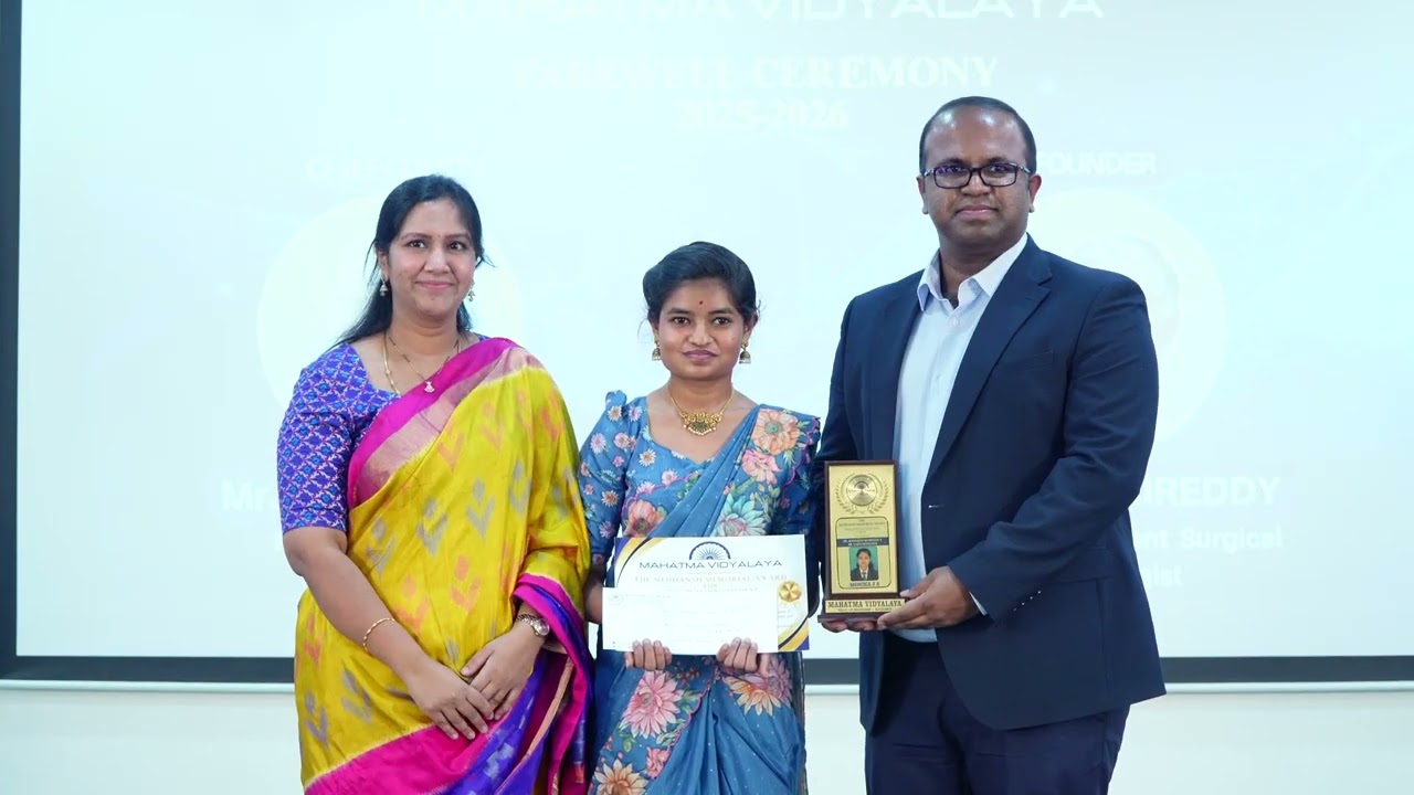 Mahatma Vidyalaya Fare Well Ceremony