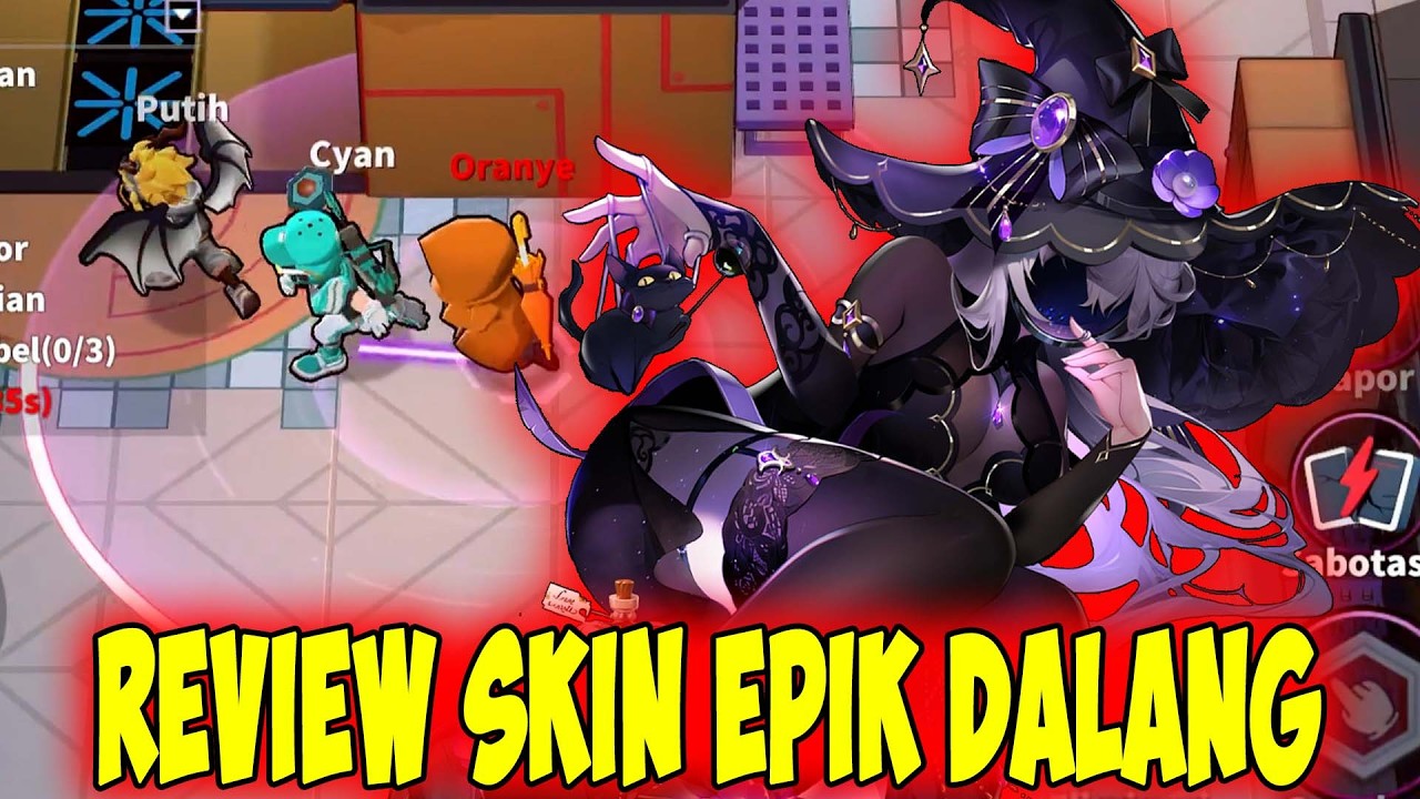 REVIEW GAMEPLAY PAKE SKIN EPIK DALANG !! Super Sus Indonesia