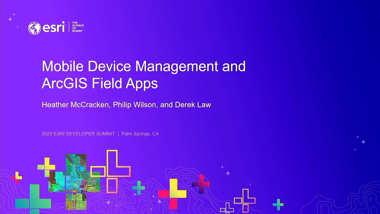 Mobile Device Management and ArcGIS Field Apps