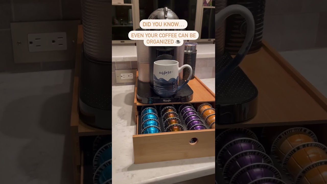 Coffee lovers, rejoice! Our pod organizer is your ticket to a well-organized caffeine fix.