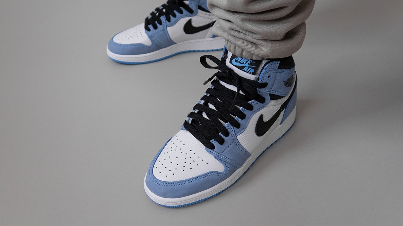 BUTTERY LEATHER ON THE JORDAN 1 UNIVERSITY BLUE || QUICK REVIEW + ON FOOT