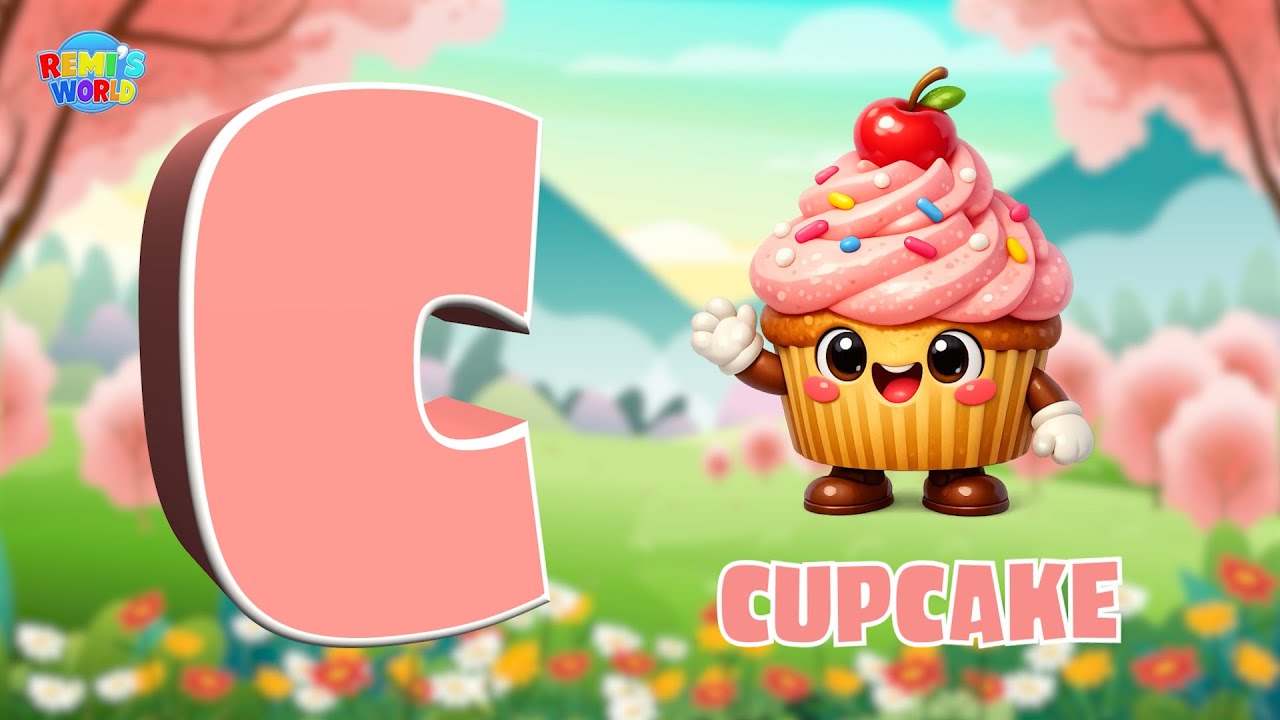 ABC Phonics Food Song 🍰🍔 | Learn Letters A–Z with Foods | Kids Learning Song