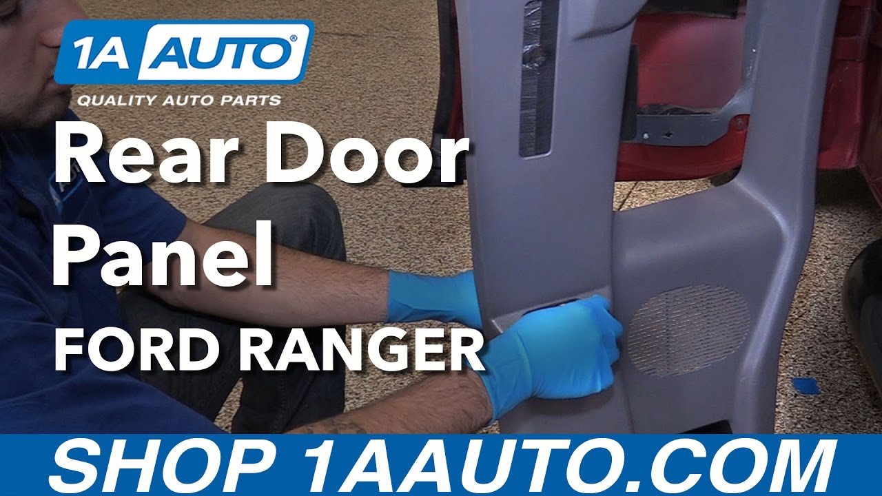 Как заменить заднюю дверную панель Ford Ranger Extended Cab