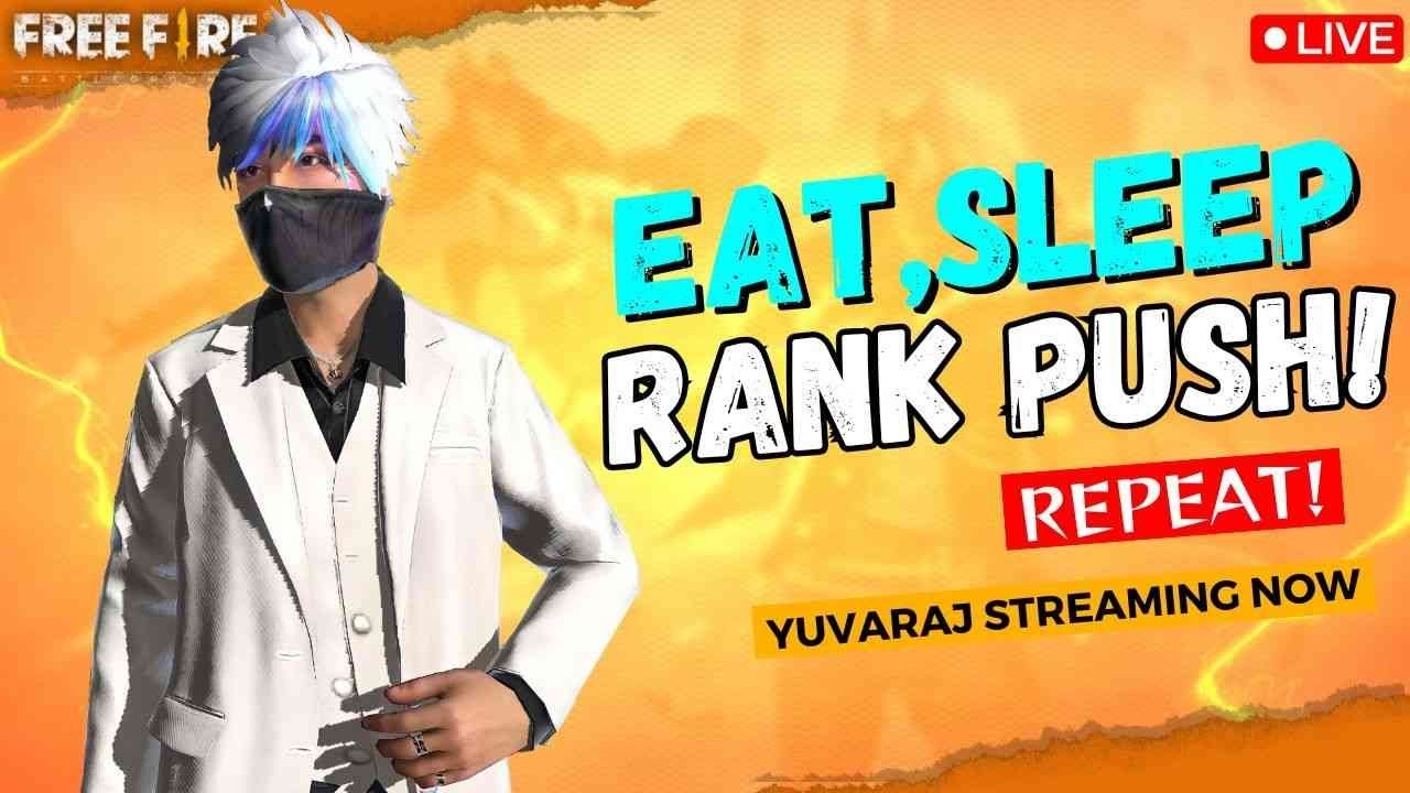🔴Free Fire Live Telugu-Yuvaraj Is on Live- rank push #FREEFIRE #TELUGU