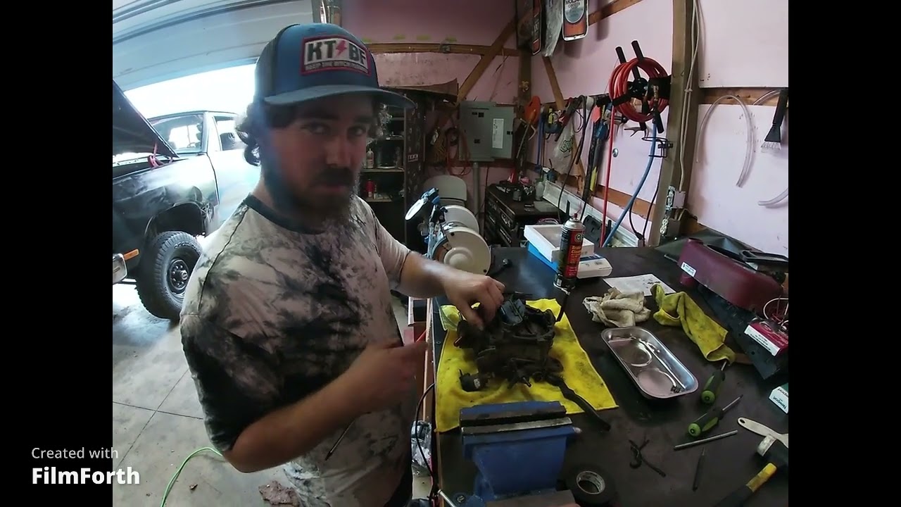 87 dodge carburetor rebuild part 1
