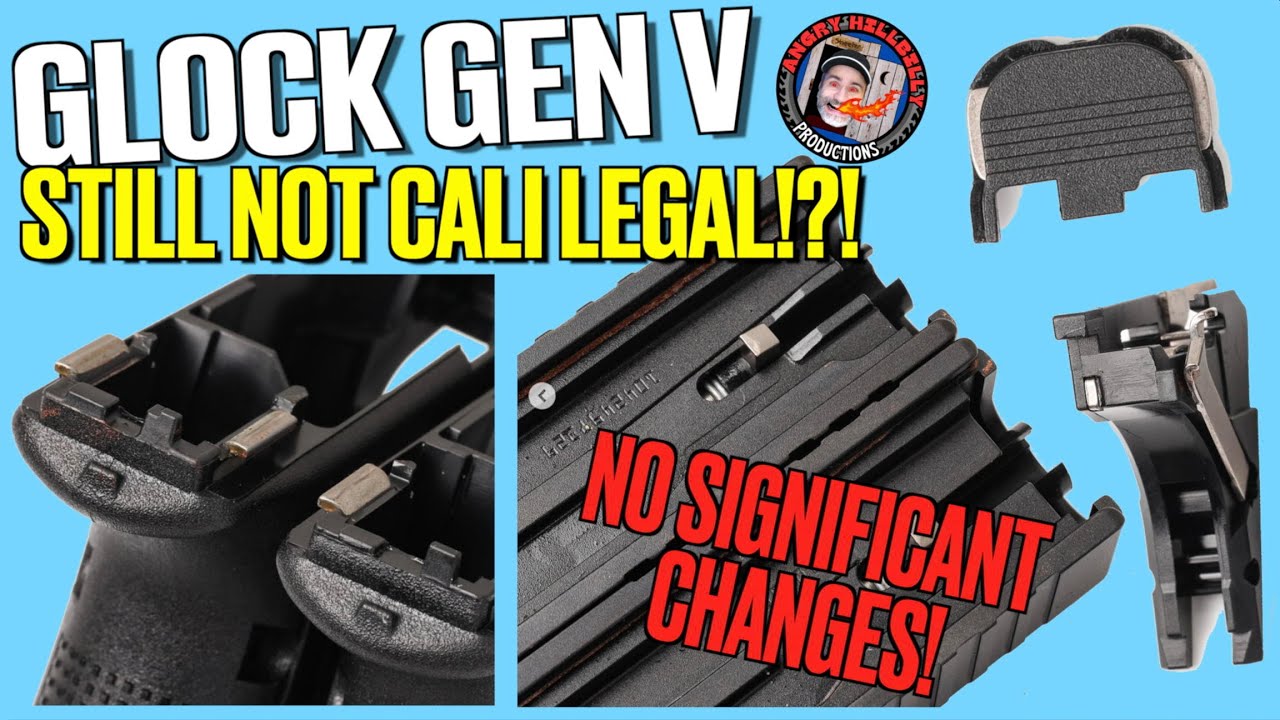 Glock GenV всё ещё НЕ легален в Калифорнии!?! (Никаких реальных изменений в работе)