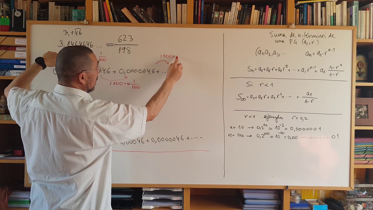 Ejercicio 01 Cálculo de la forma fraccionaria de un número decimal períodico mixto