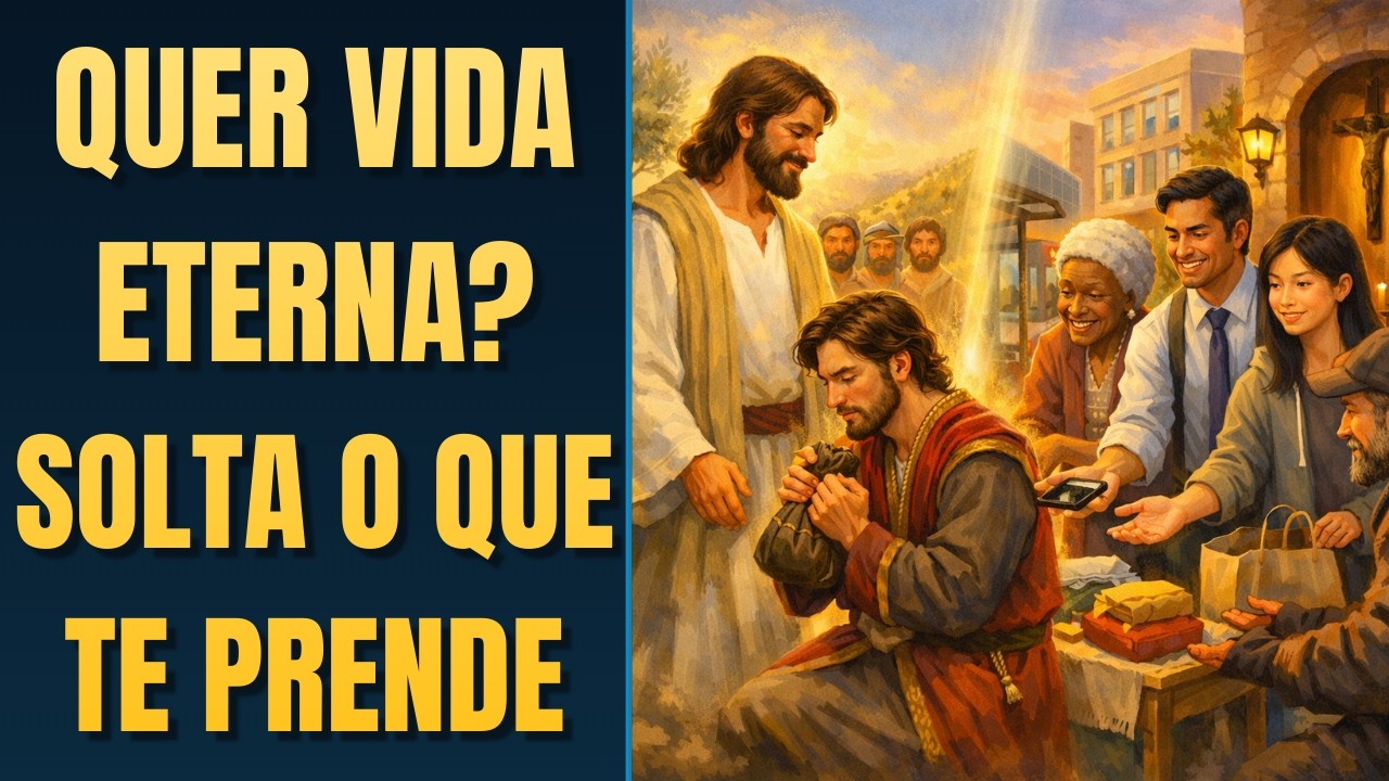 O jovem rico queria a vida eterna e Jesus foi direto, e você quer salvação sem sacrifício