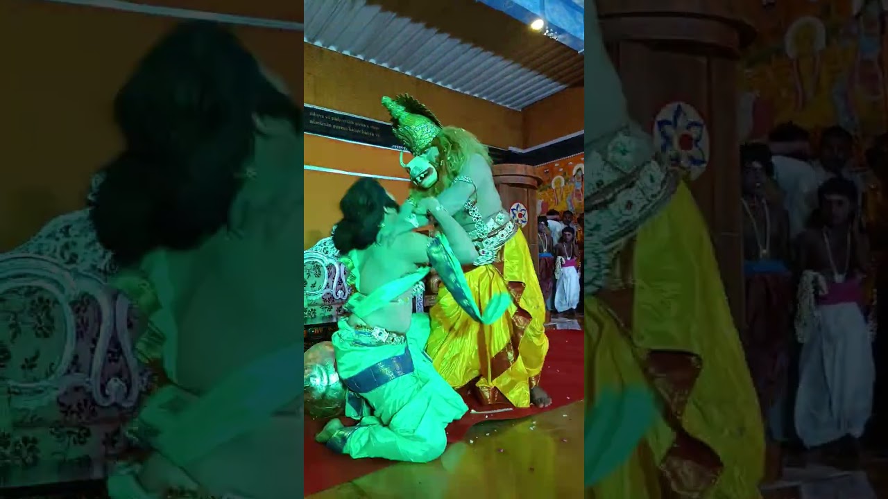 Lord Narasimha Dev appeared @ ISKCON Salem #mahavatarnarsimha