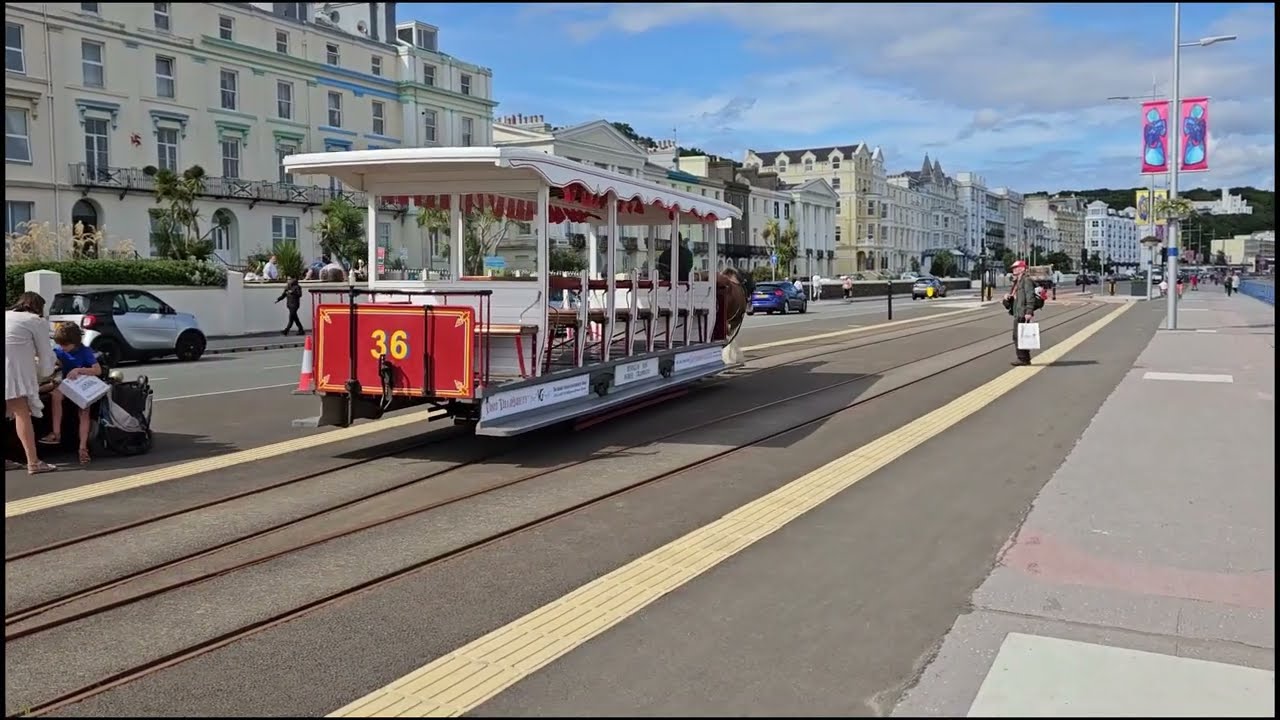 Isle of Man Douglas Bay Horse Tramway July 2023