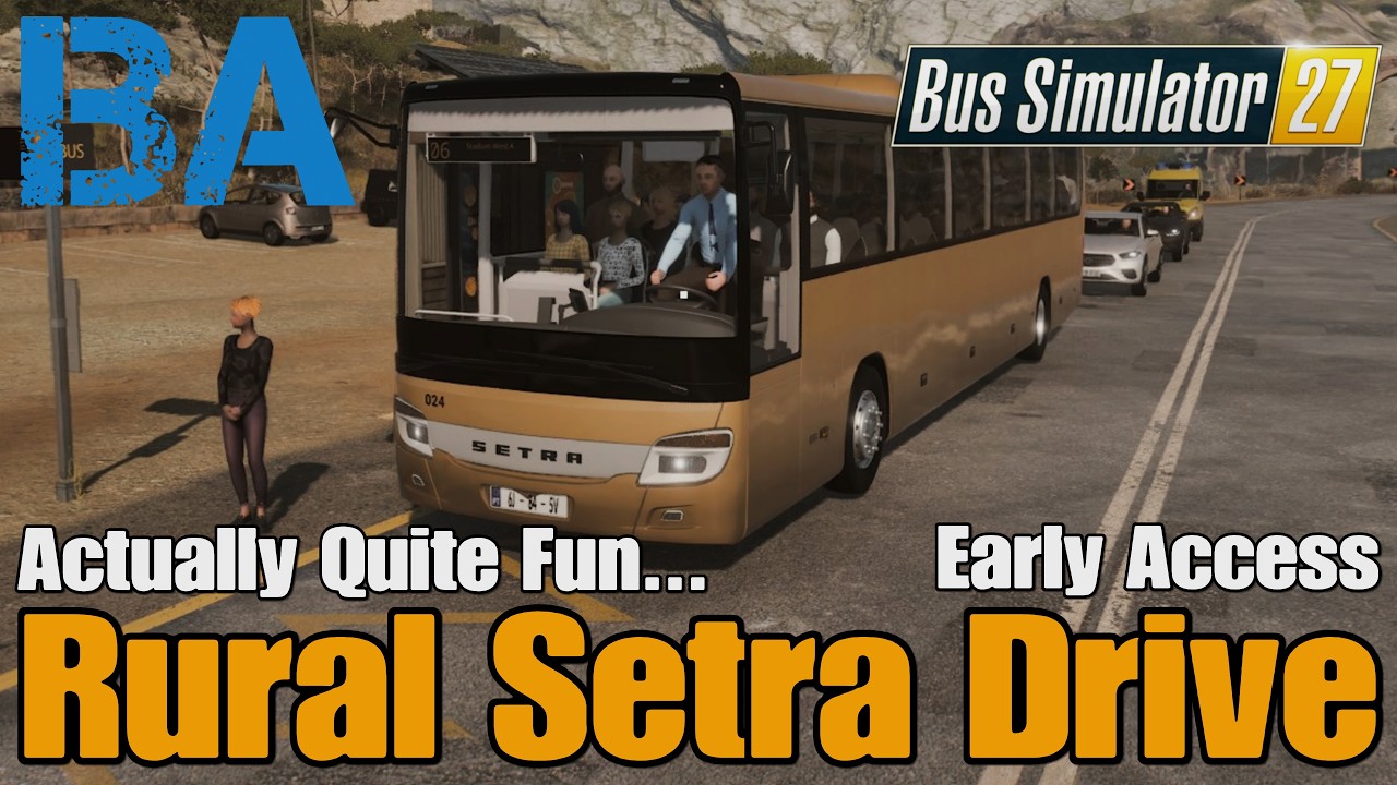 RURAL SETRA JOURNEY - BUS SIMULATOR 27 - EARLY ACCESS