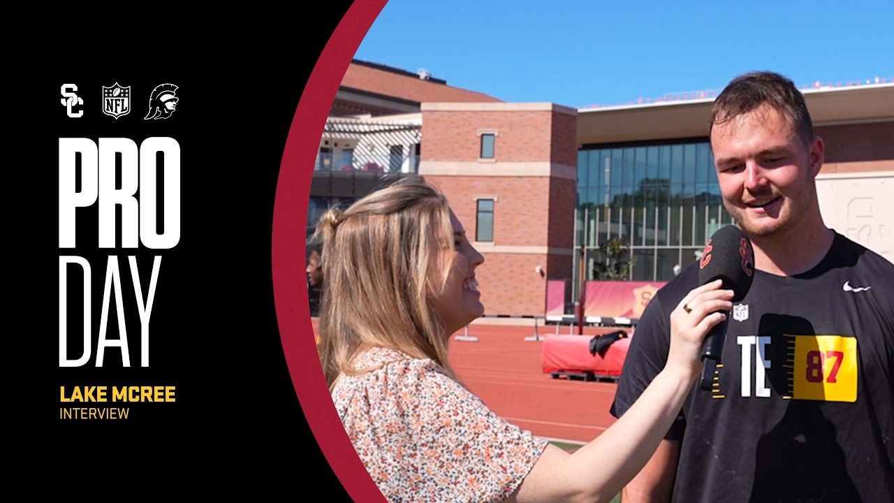 Lake McRee Reflects on USC Career | Trojan Pro Day 2026