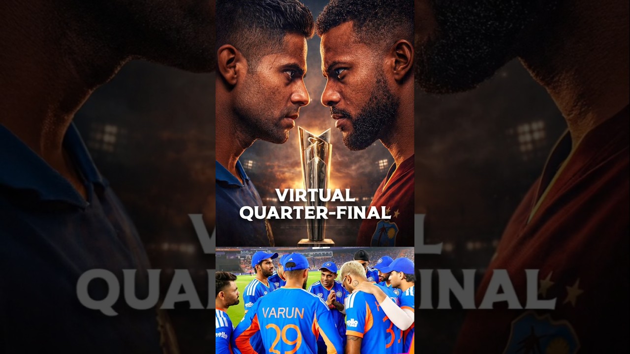 🚨India vs West Indies Virtual Quarter Final: Same Stats, Same Journey! Kiski Hogi Jeet?|#teamindia