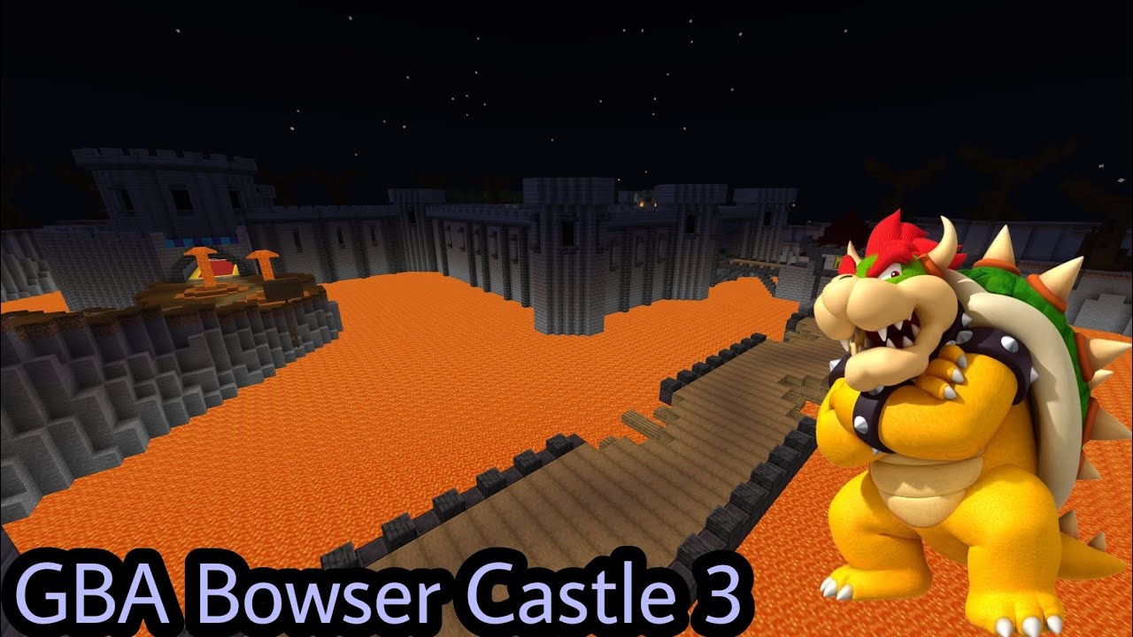 GBA Bowser Castle 3 | Mario Kart Minecraft