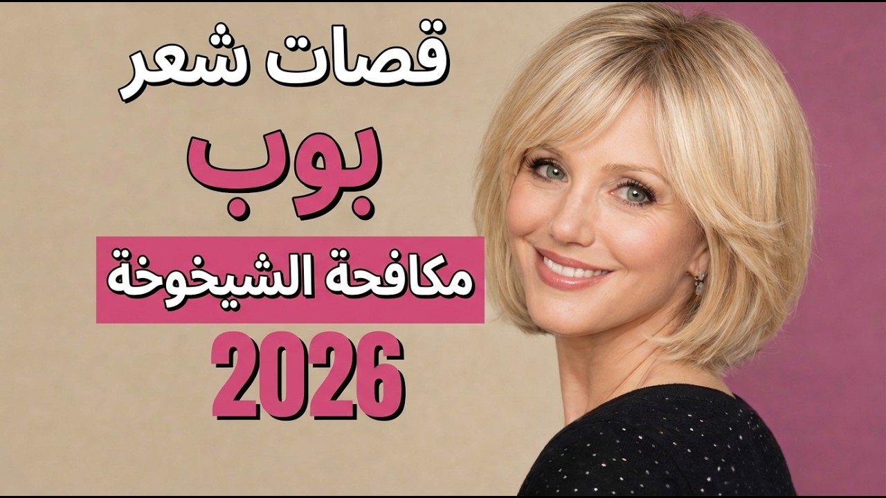 7 تسريحات بوب أنيقة للنساء 60+ تجعلك تبدين أصغر سناً في عام 2026!