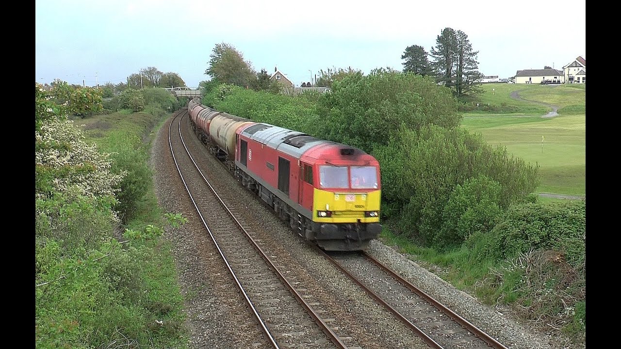 60024 'Clitheroe Castle' Multi Horns 13.00 Theale to Robeston 17/05/2019