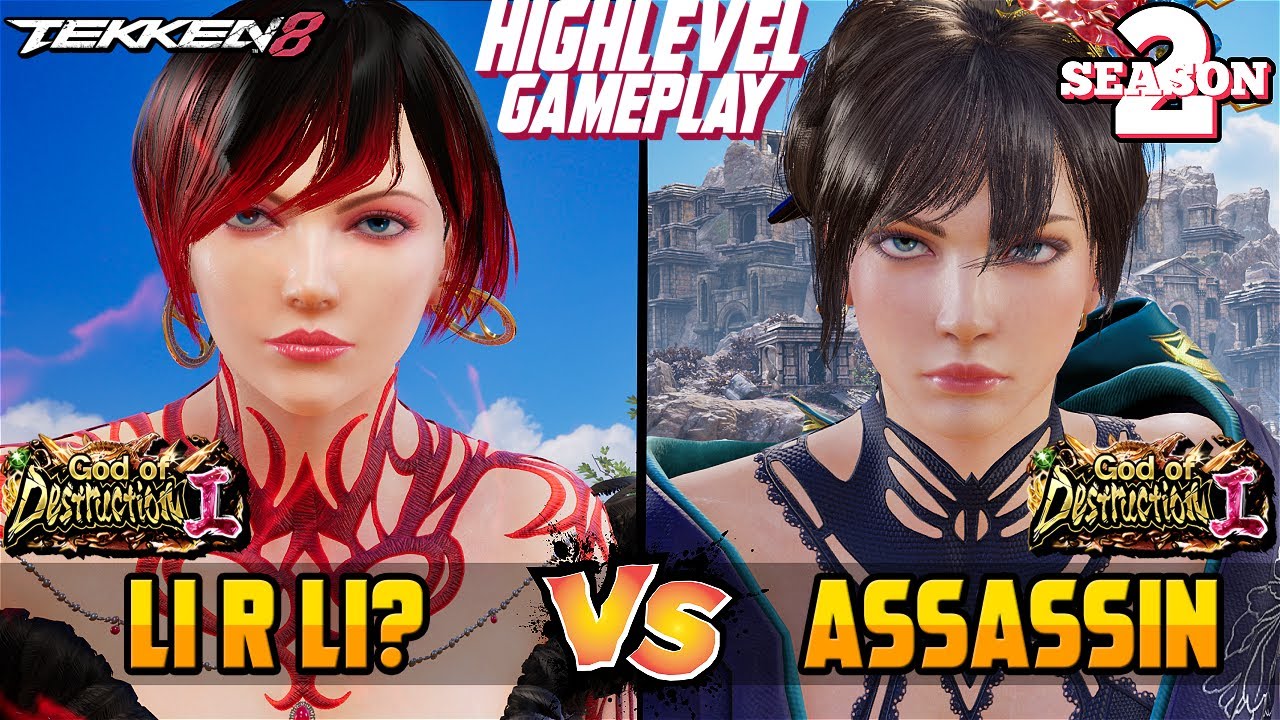 T8 &ndash; LI R LI (Anna Williams) vs NINA ASSASSIN (Nina Williams) &ndash; Tekken 8 High Level Gameplay