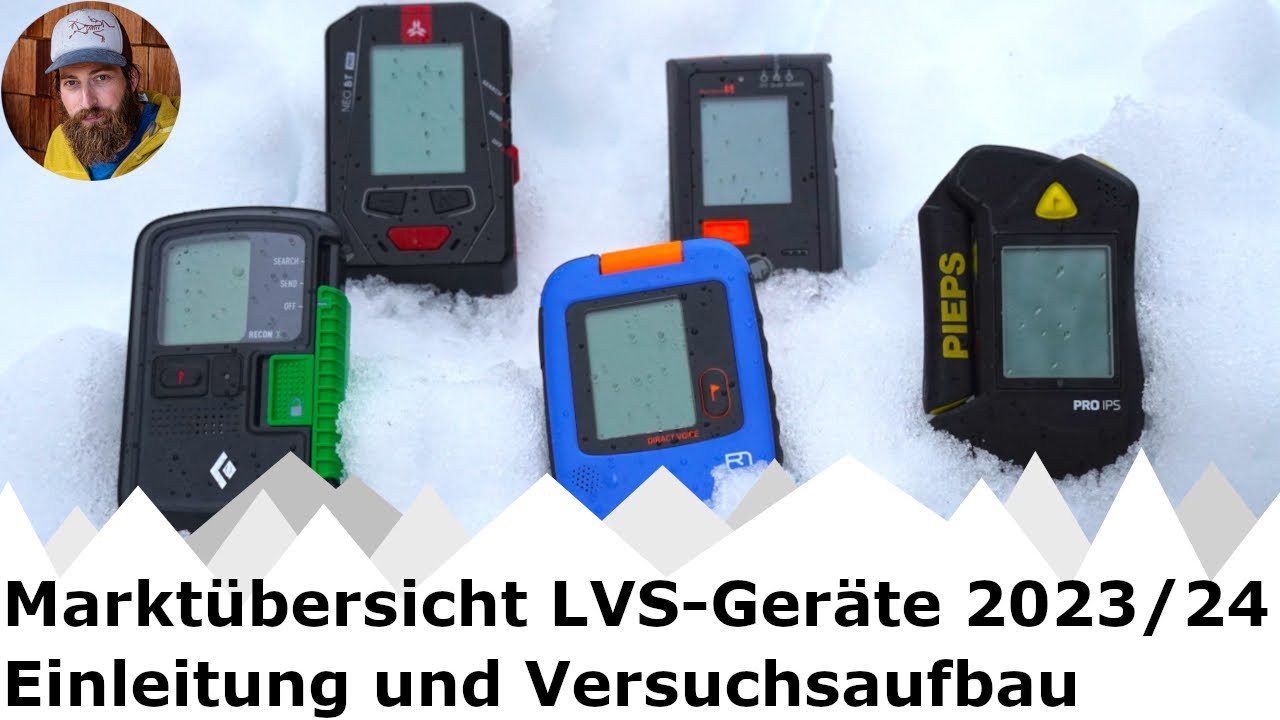Marktüberblick LVS-Geräte 2023/24 | Einleitung und Versuchsaufbau