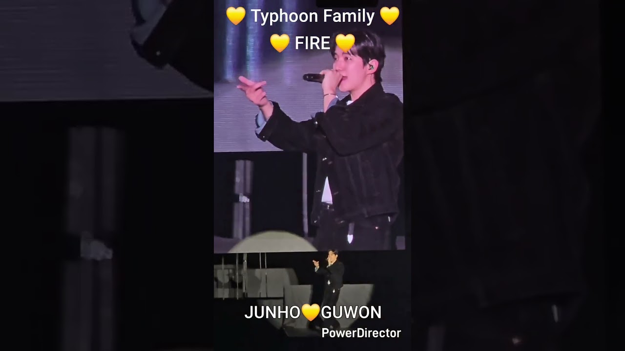 20251214 JUNHO 💛 TYPHOON FAMILY 💛 FAN MEETING IN TOKYO KEIO ARENA 💛 FIRE 🔥 💛