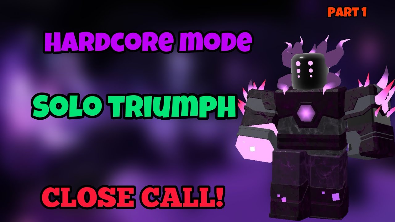 Solo Hardcore Triumph With CLOSE CALL! | Roblox Tower Defence Simuator
