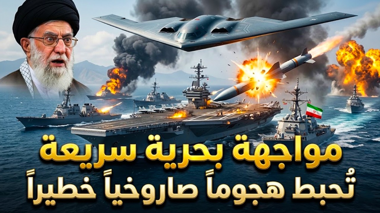 5 زوارق Peykaap إيرانية تهاجم حاملة أمريكية في Strait of Hormuz والرد خلال ثوانٍ