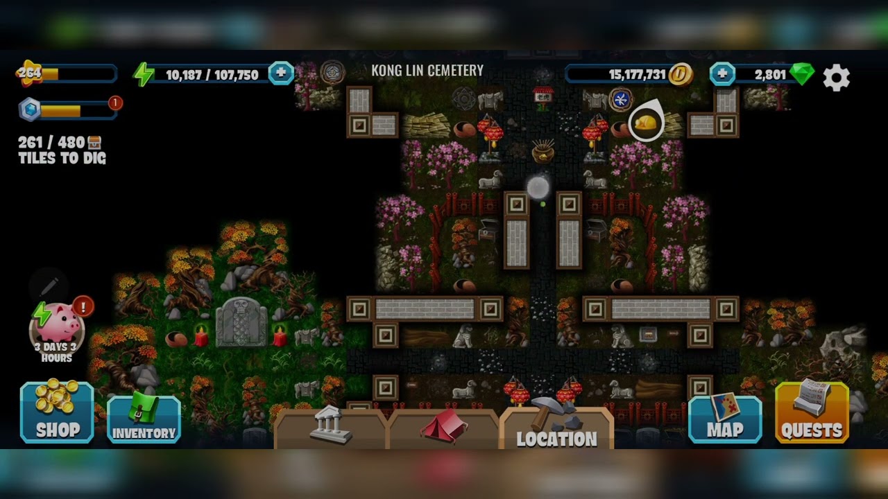 Kong Lin Cemetery|Father quest|Diggy's Adventure