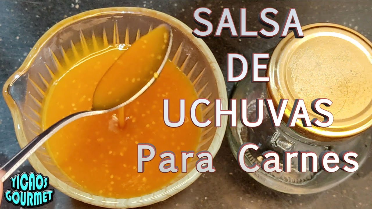 SALSA DE Uchuvas para Carnes #recetasyicaos #recetas #cocina #comida