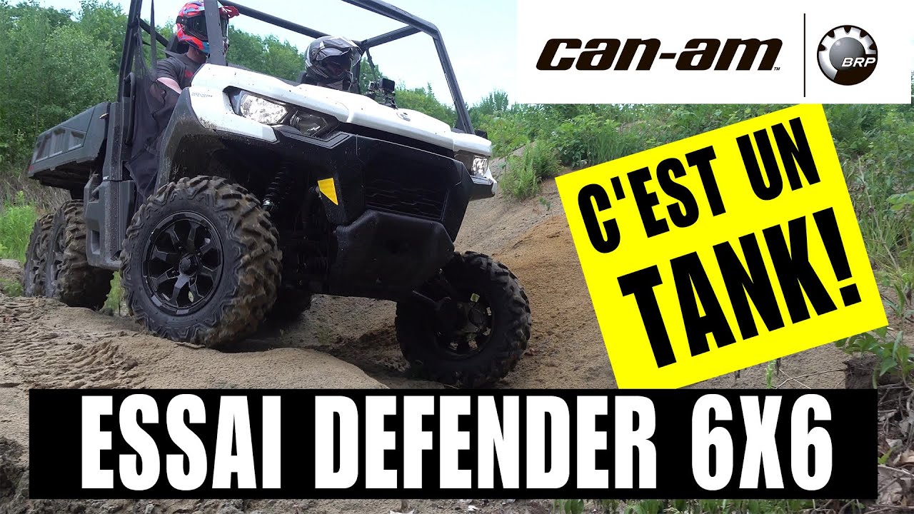 ESSAI CAN AM DEFENDER 6X6 2020