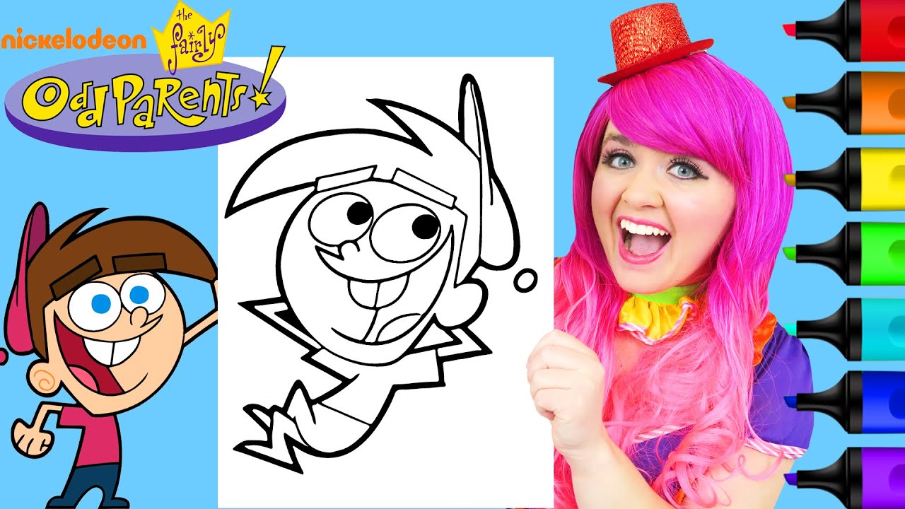 Coloring Fairly OddParents Timmy Turner