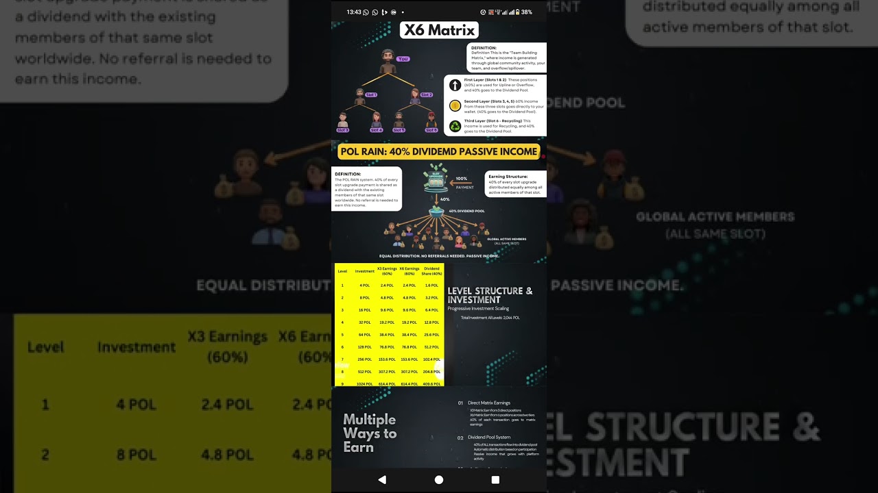 Presentation on POL RAIN Decentralized matrix system 