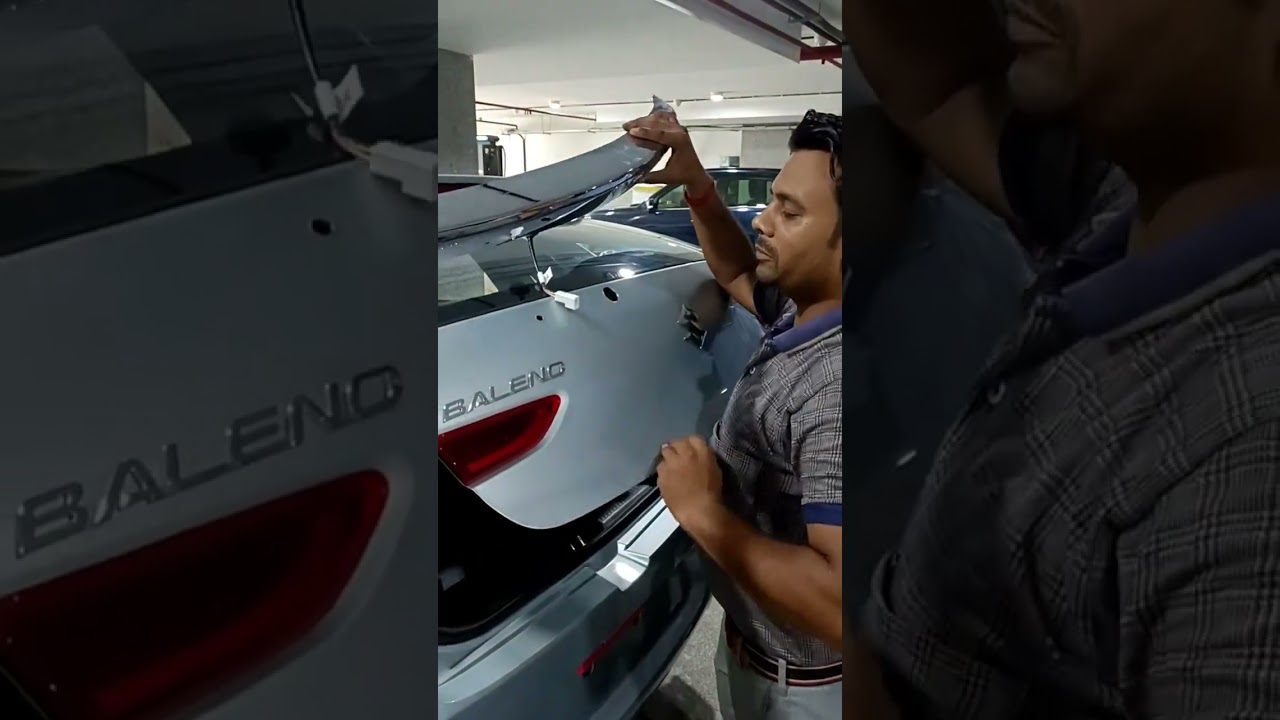 new baleno 2025 model Rear camera fitting #car